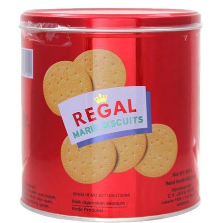 

REGAL Marie Biscuit Kaleng 550 gr