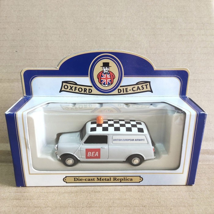 Oxford 1/43 Austin Morris Mini Panel Van British European Airways