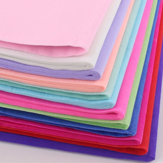 

50x50cm Wrapping Buket Bunga Kain Furing Spunbond Tissue Non Woven Flower