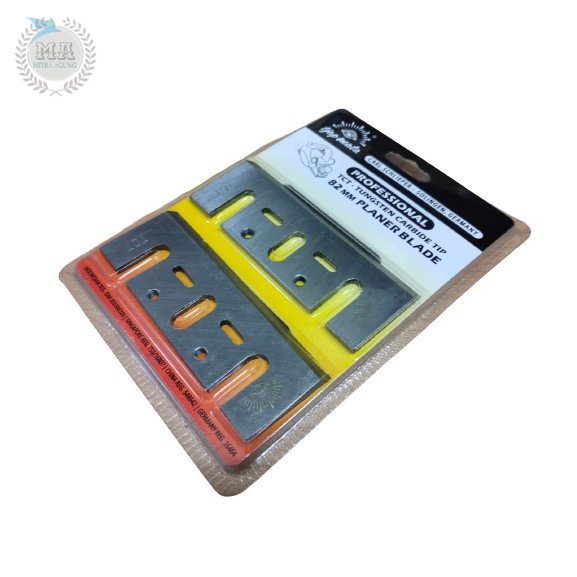 Mata Pisau Mesin Serut Cap Mata Planer Blade Ketam TCT Pasah Kayu Eye OLS MATA PISAU SERUT TJAP MATA / EYE BRAND TCT / Planer Blade 82 mm