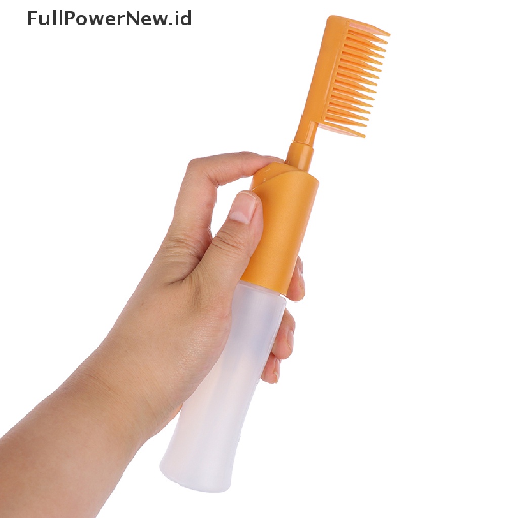 Power 80ML Botol Pewarna Rambut Aplikator Sisir Dispensing Salon Alat Mewarnai Rambut ID