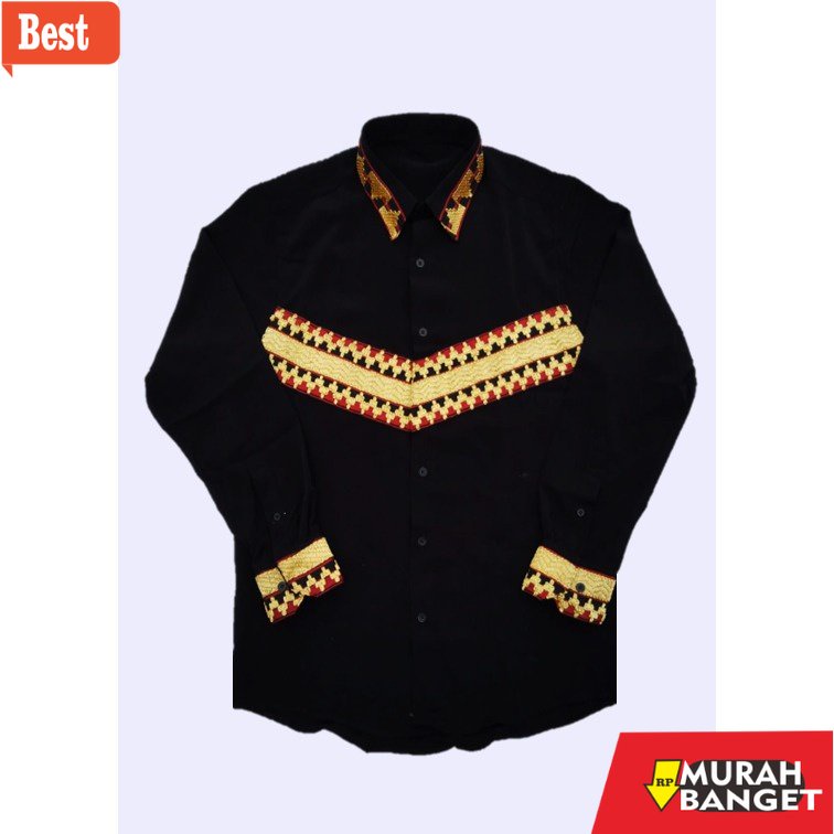 KEMEJA BUAT LEBARAN UNTUK PRIA TERBARU- LAMPUNG ETHNICA OFFICIAL - TAPIS LAMPUNG ASLI  - kemeja form