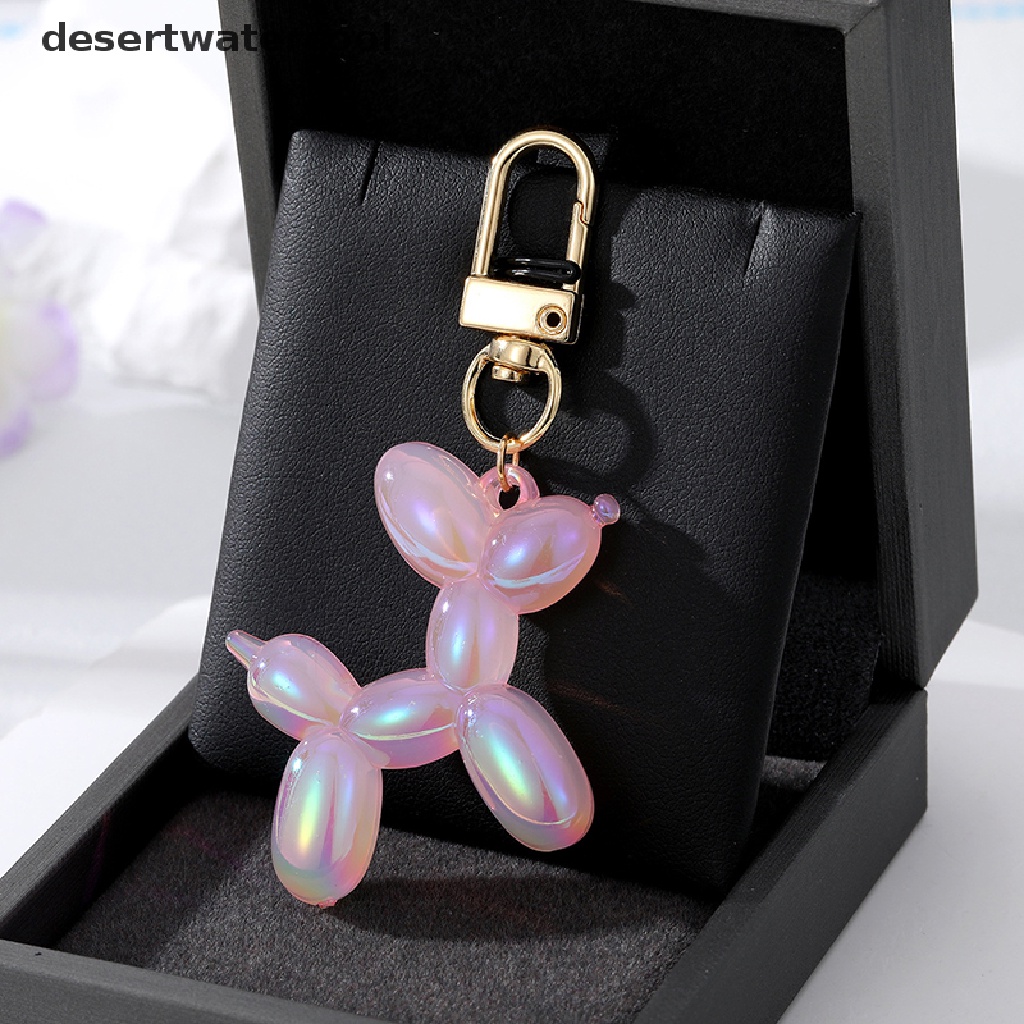 Deid 1pc Kawaii Kartun Hewan Pasangan Gantungan Kunci Key Ring Untuk Wanita Pria Baru Warna-Warni Lucu Tas Hewan Peliharaan Mobil Pemegang Airpods Kotak Perhiasan Martijn