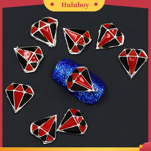 {In Stock} 10xfashion 3D Glitter Berlian Imitasi Nail Art Sticker Perhiasan Alloy DIY Dekorasi