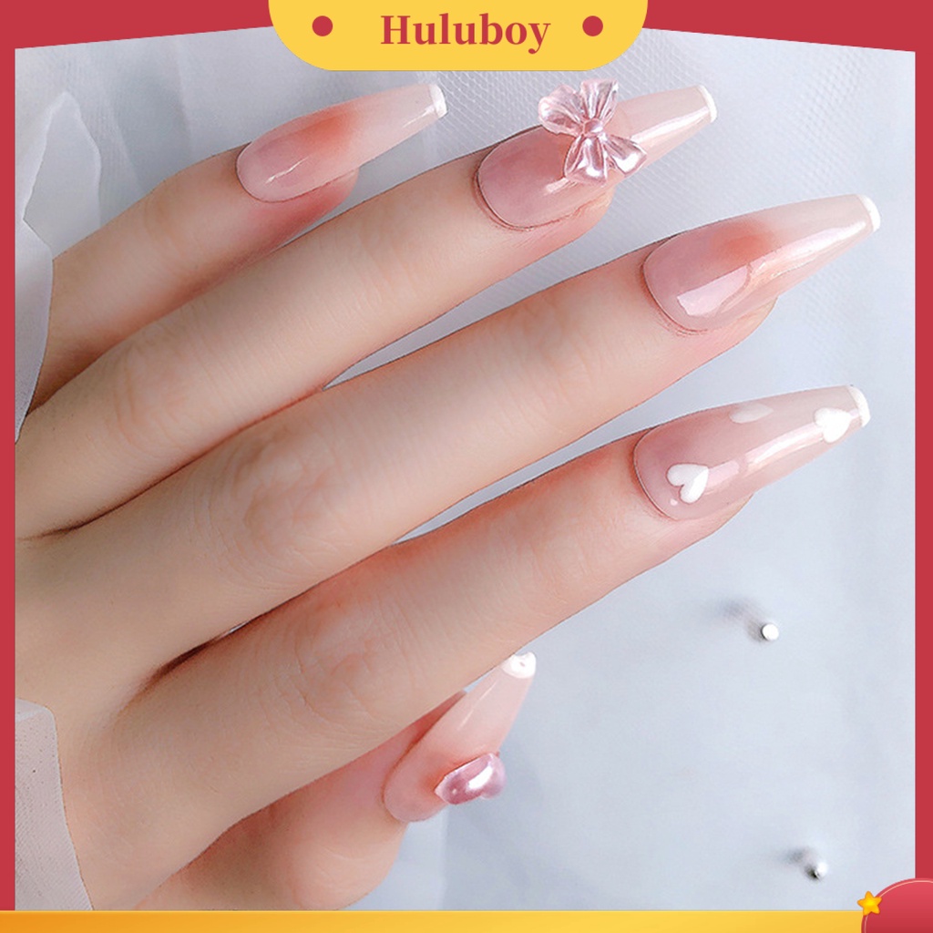 {In Stock} 50Pcs Ornamen Kuku Bentuk Kreatif Tidak Luntur Warna Hidup Mengkilap Efek Visual 3D Cinta Hati Beruang Gaya Nail Art Perhiasan Charms Untuk Salon Kuku