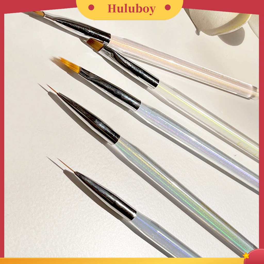 {In Stock} Kuas Nail Art UV Gel Ukir Multifungsi Nail Art Alat Nail Borstel Bubuk Cair Akrilik Lukisan Pena Perlengkapan Kuku