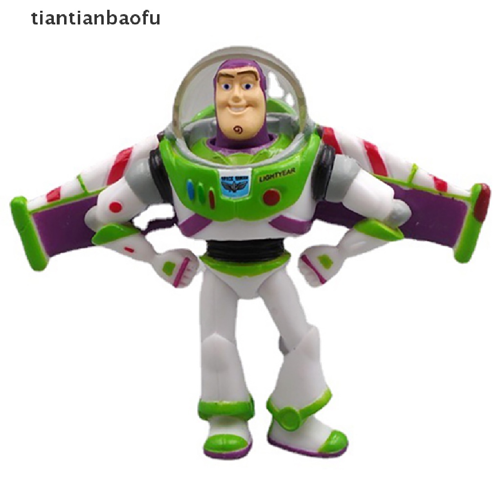 [tiantianbaofu] Disney Toy Story Anime Figure Buzz Lightyear Desktop Ornamen Gantungan Kunci Boneka Butik