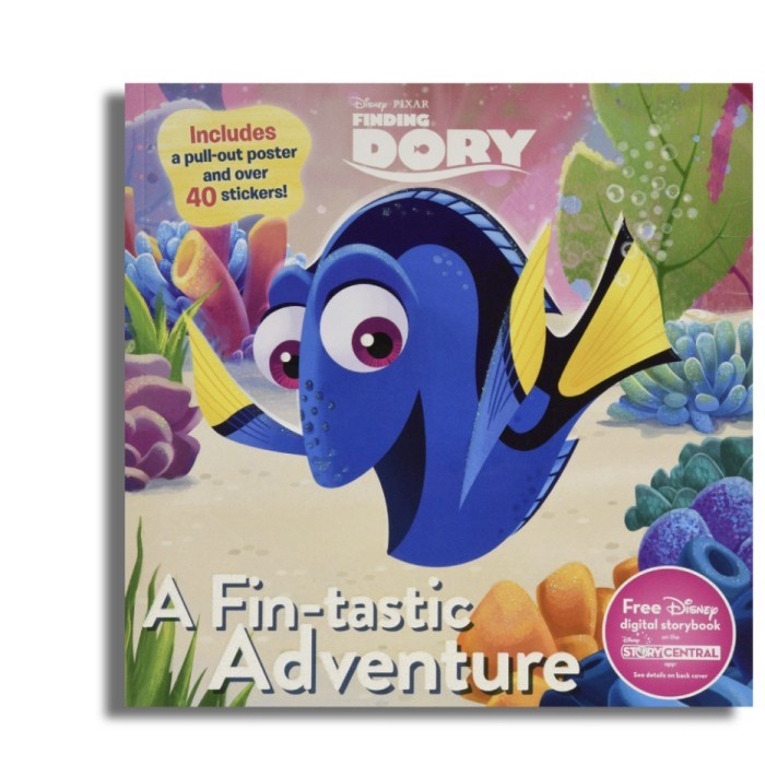 Disney Pixar Finding Dory A Fin-Tastic Adventure Activity book Buku Aktivitas Anak