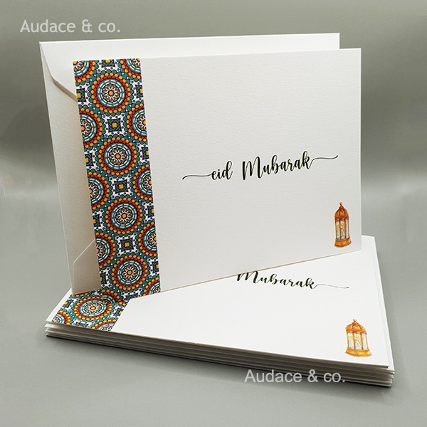 

9 set kartu & amplop ucapan lebaran - Eid Mubarak
