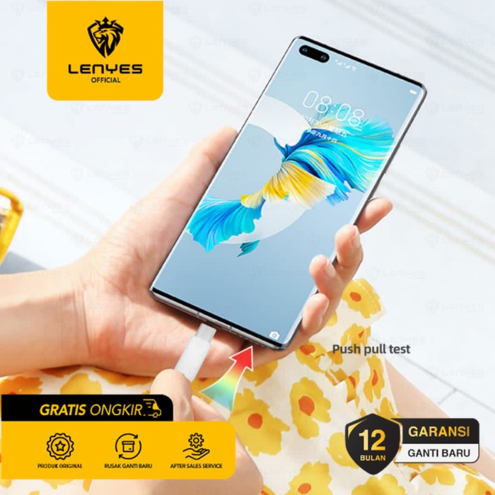 Lenyes LC960 Kabel data charge cable Fast Charging 27W C To Lightning casan