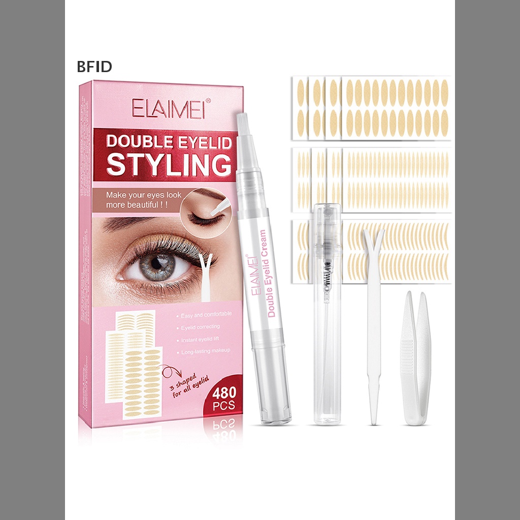 [BFID] 480pcs Invisible Double Eyelid Tape Self-Adhesive Sticky Strip Pengangkat Mata Besar [ID]