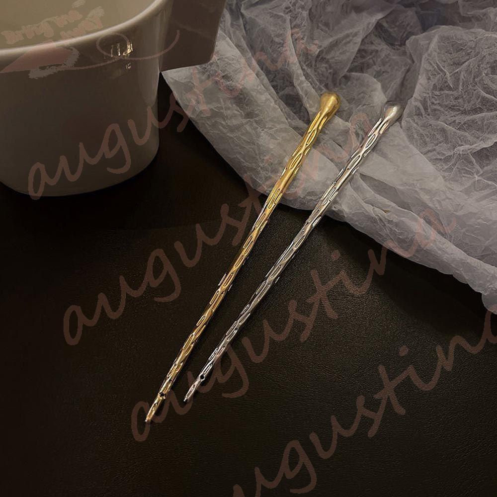 Agustina Wanita Rambut Stik Manis Retro Untuk Gadis Temperamen Logam Sederhana Garpu Rambut Cina