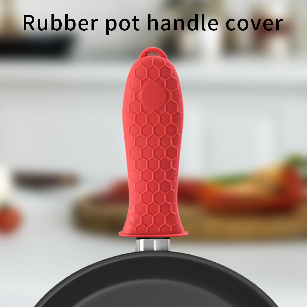 3pcs/set Pegangan Panci Cover Pan Handle Silicone Sleeve Hot