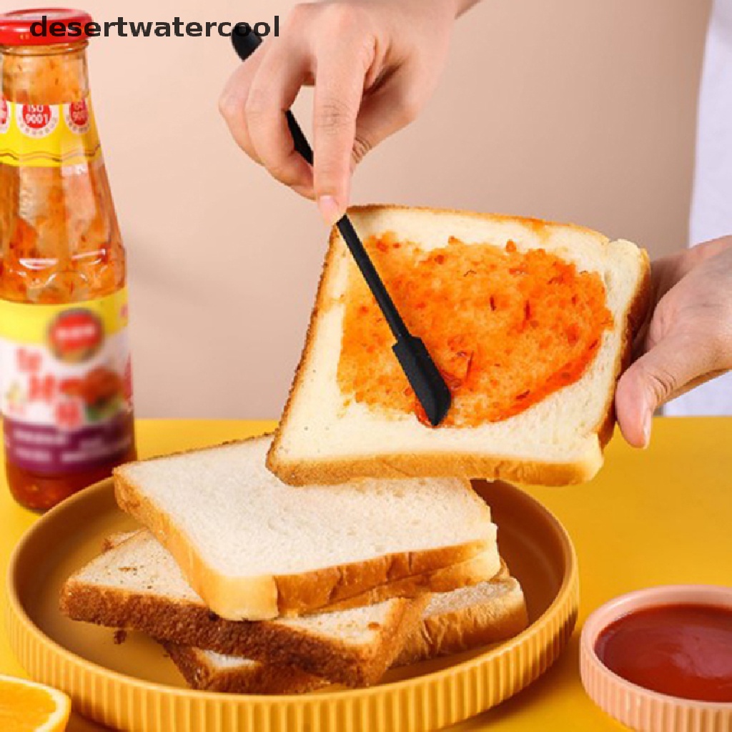 Deid 3Pcs Pengerok Silikon Memanjang Dua-Kepala Kosmetik Selai Botol Dalam Scraper Martijn