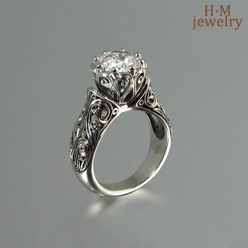 Cincin Berlian Model Baru Jari Emas 18K