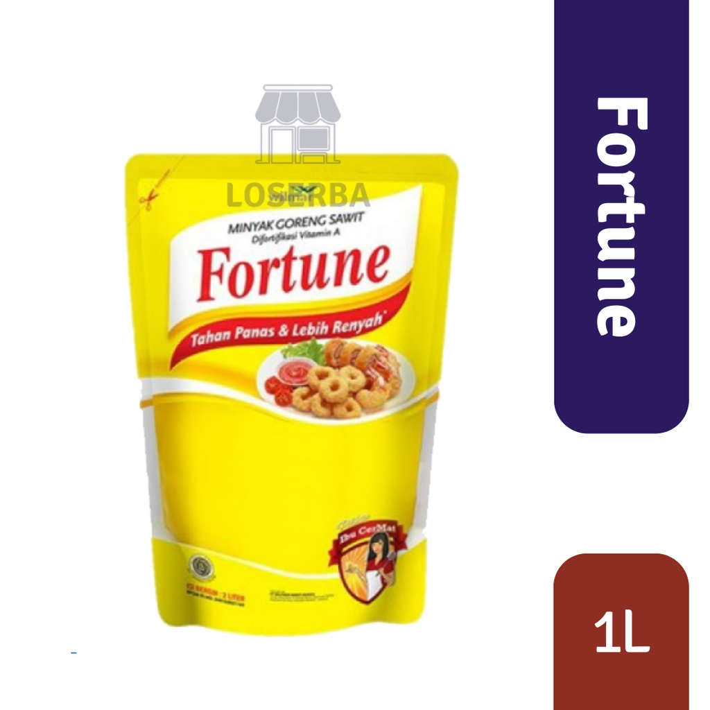 

(TERMURAH) MINYAK GORENG FORTUNE REFILL 1 LITER