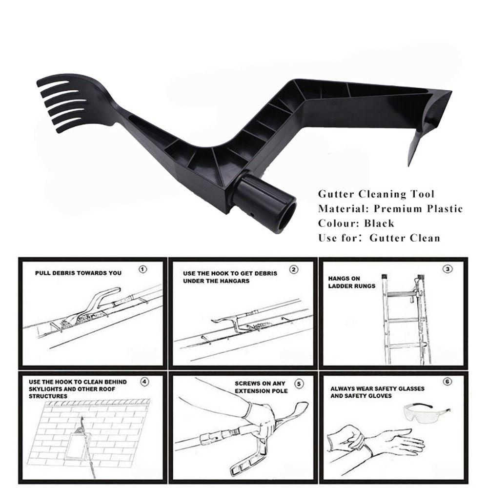 Populer Alat Talang Air Desain Ulir Ergonomis Tahan Lama Alat Pembersih Atap