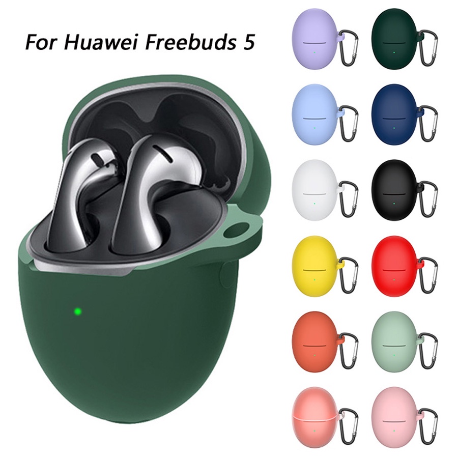 Case Pelindung Silikon Untuk Huawei Freebuds 5lengan Earphone Shell Bluetooth Nirkabel Untuk Huawei Freebuds 5cover Dengan Pengait