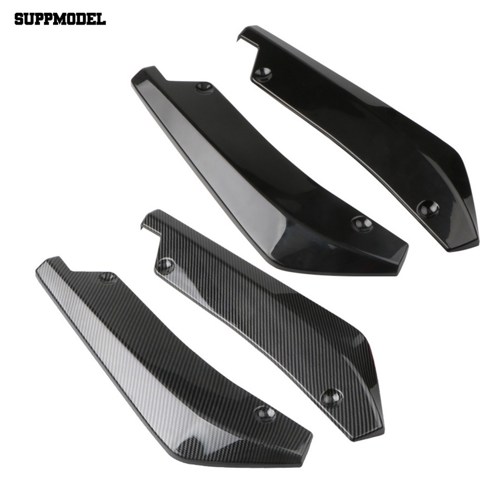 Suppmodel 1pasang Pengerjaan Indah Bumper Diffuser Spoiler Untuk Truk Bumper Diffuser Spoiler Mobil Perbaikan Aksesoris Anti-Karat