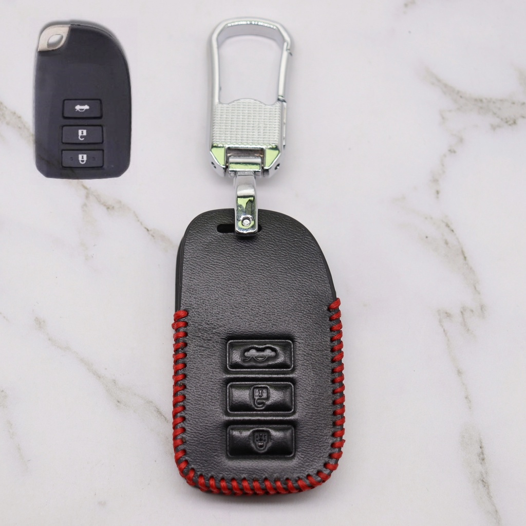 Untuk case Kunci Mobil Toyota/Gantungan Kunci/key chain leather