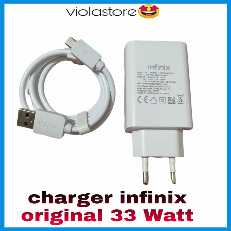charger infinix 33 Watt original fastcharging oem