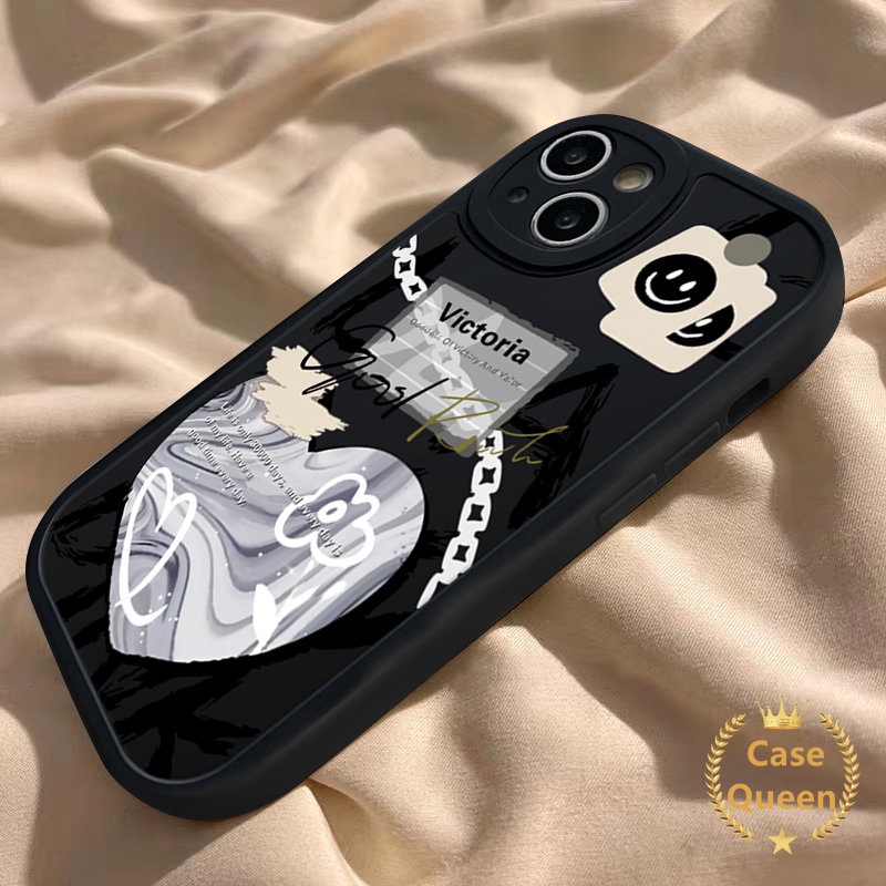 Trendy Brand Comme des Garcons Case Infinix Smart 6 5 Hot 10 Lite Note 8 9 10 Play Hot 11s 11s 11 10s 10T Ins Graffiti Love Heart Smile Soft Tpu Phone Cover