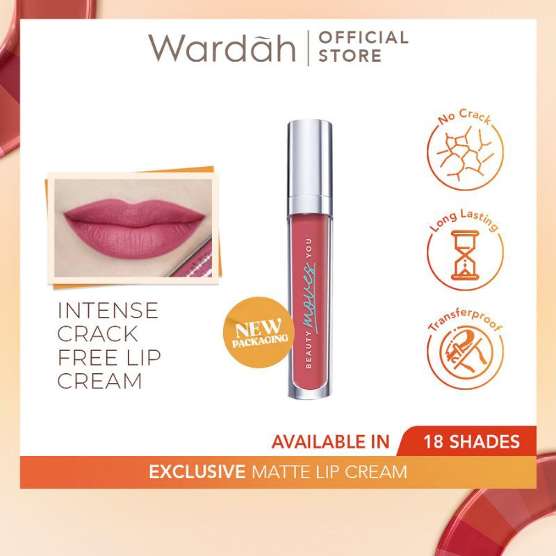 Wardah Exclusive Matte Lip Cream 4gr