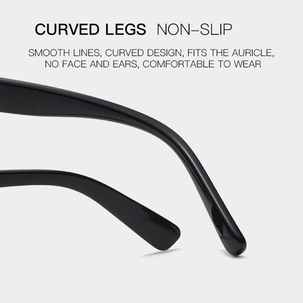 Kacamata Kotak Vintage Populer Trendy Anti Eyetrain Clear Lens TV Phone Gaming Eyeglasses