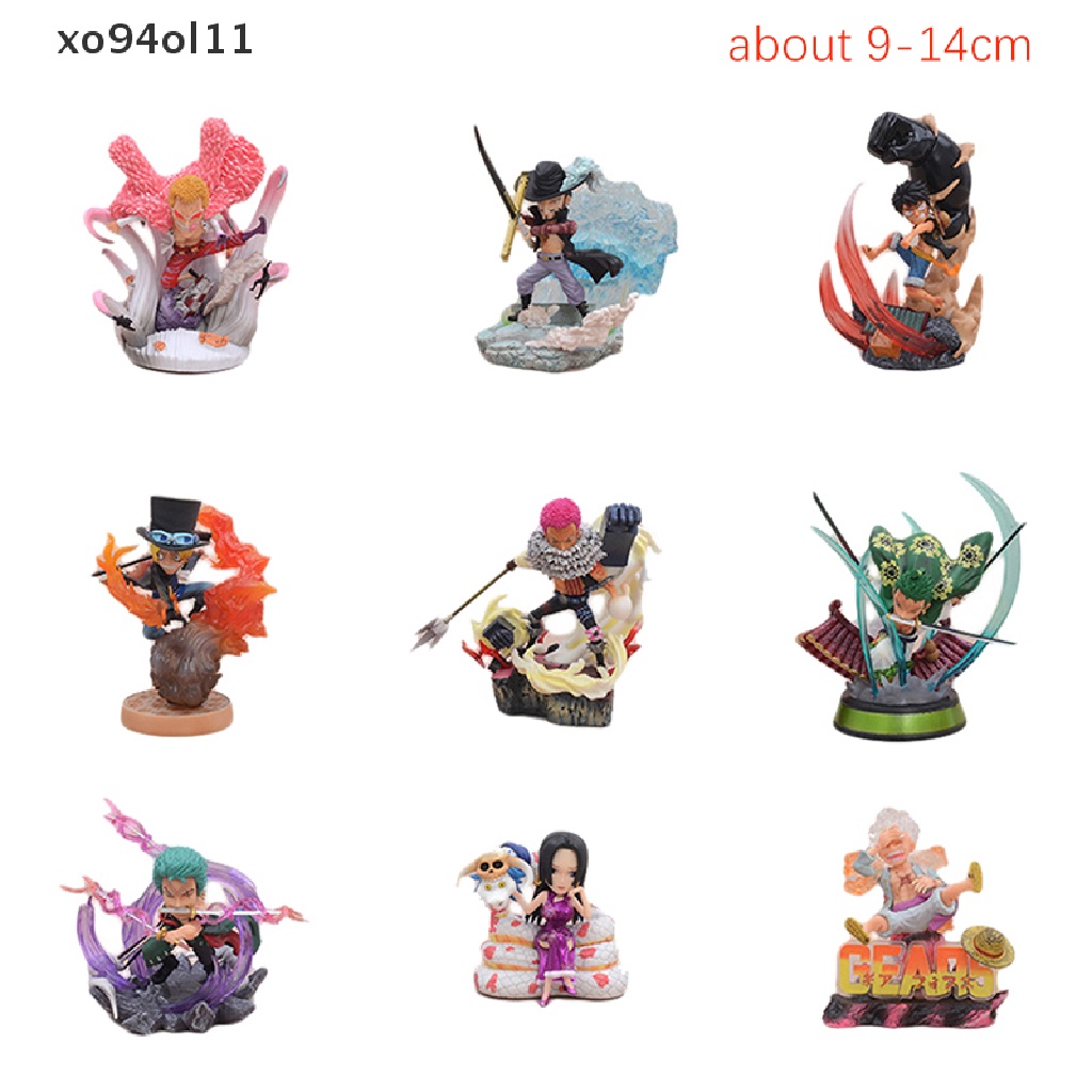 Xo Anime One Piece Figure Luffy Ace Zoro Hancock Sabo Marco Kuma Doflamingo Model OL