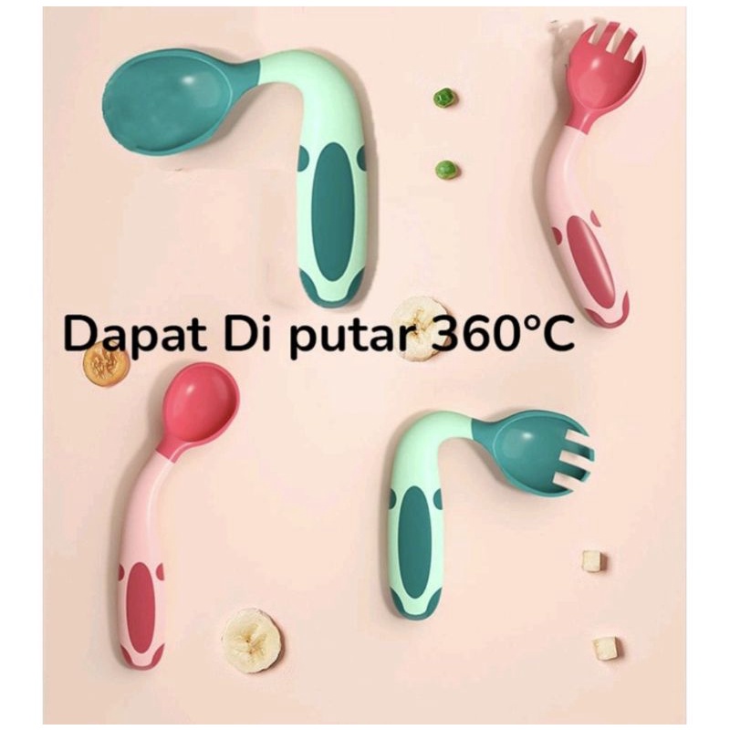 BBET SPON FORK/SENDOK GARPU SET MAKAN ANAK