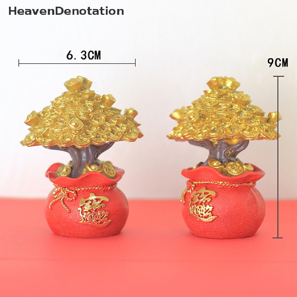 [HeavenDenotation] Chinese Feng Shui Decor Pohon Uang Untuk Kekayaan Dan Keberuntungan Berkah Tas Hiasan Meja Hiasan Kue Dekorasi Rumah Hadiah Untuk Kekayaan Dan Keberuntungan HDV