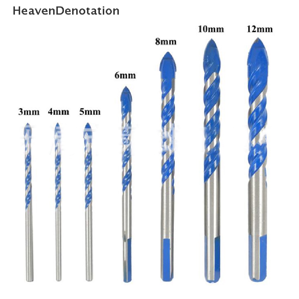 [HeavenDenotation] 1pcs Biru 3mm to12mm al High Quality Mata Bor Twist Spade Drill HDV