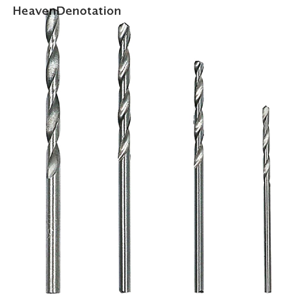 [HeavenDenotation] 10pcs/box Mini Drill HSS Bit 0.8mm-3.0mm Lurus Shank PCB Twist Drill Bits Set HDV