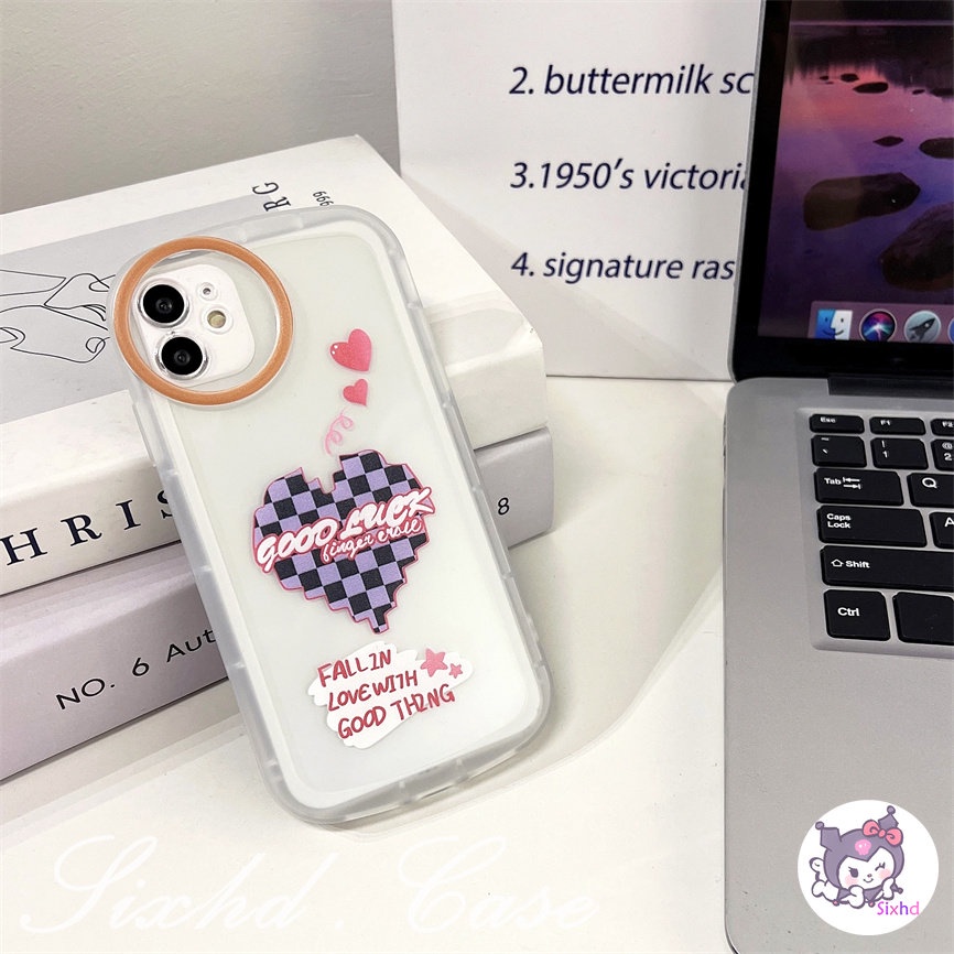 Redmi 12C 10C 10A 10 9C 9T Redmi Note 12 11 11s 10 9 8Pro 9A 9 A1 A1+Xiaomi 11 Lite 12T 11TPro Mi Poco M3 X3Pro NFC Oval Penutup Kamera Grid Simple Love Couple Soft TPU Case