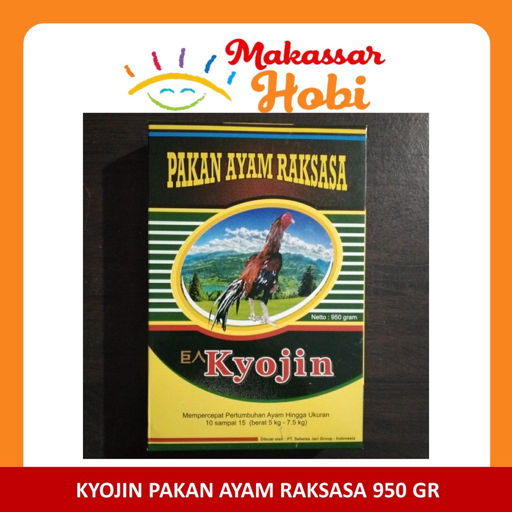 Kyojin Pakan Ayam Bangkok Tarung Raksasa Laga Jago 950gr Original Asli