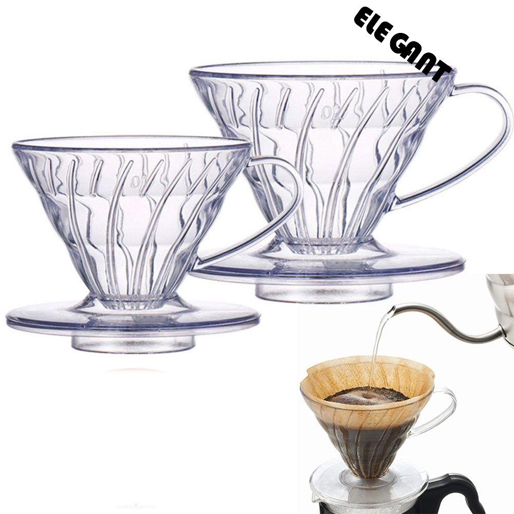 [Elegan] Corong Kopi Reusable V01 V02 Hand Brewed Untuk Pour Over Barista Alat Seduh Kopi Gelas Filter