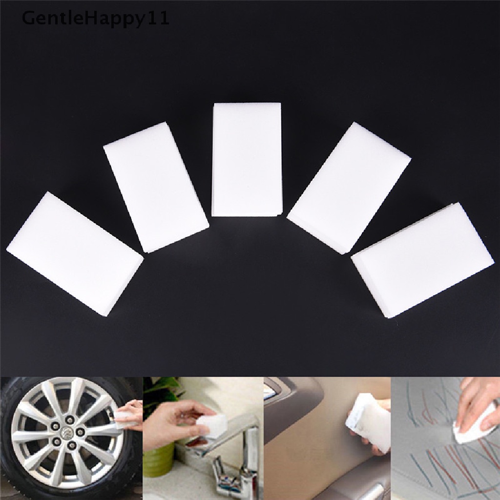 Gentlehappy 10pcs/50pcs High Density Nano Magic Sponge Eraser Pembersih Multifungsi id