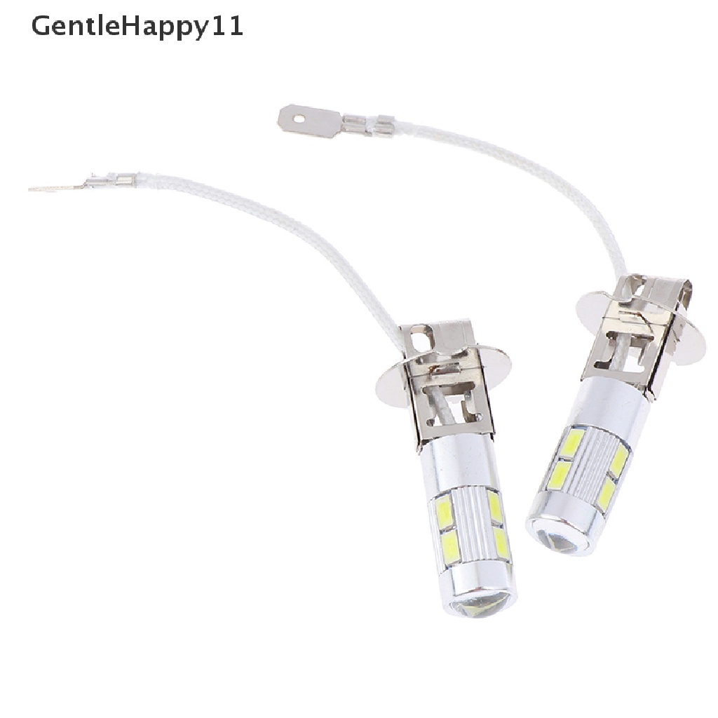 Lampu Bohlam LED Mobil GentleHappy 2X H3 50W 6000K High Power Putih id