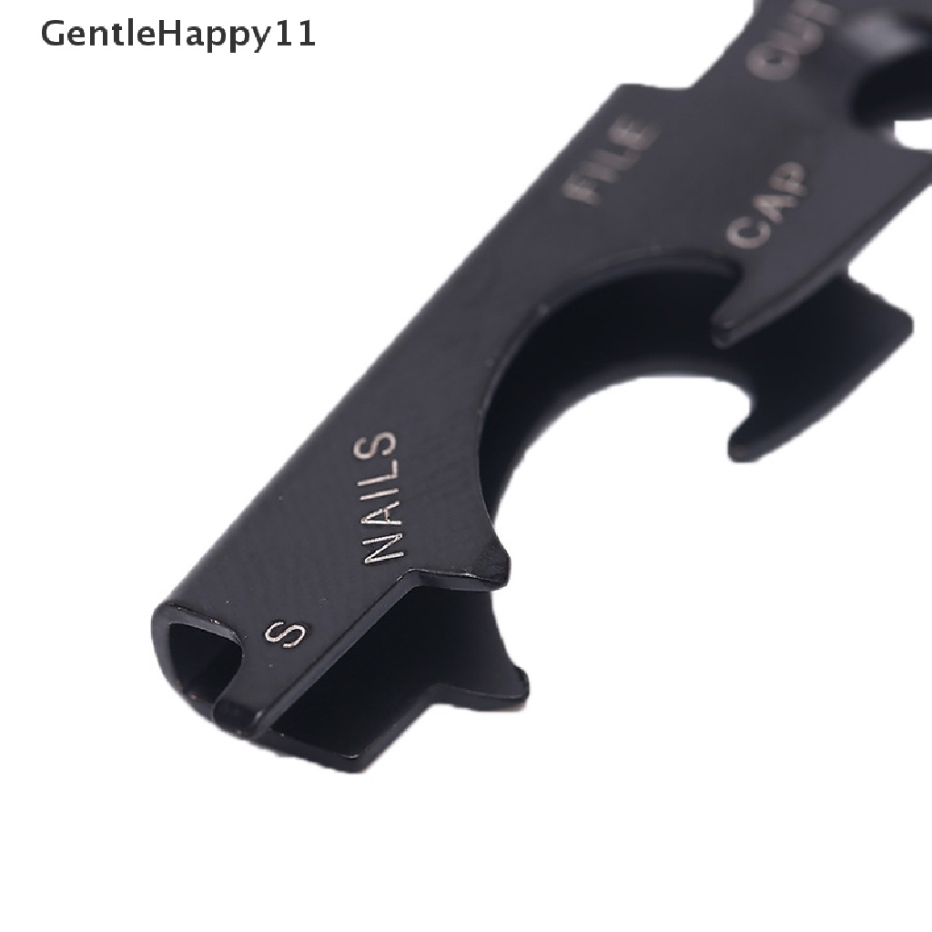 Gentlehappy 8in1 Multitools Gantungan Kunci Stainless Steel Outdoor Survival Tool Gear Gadget id