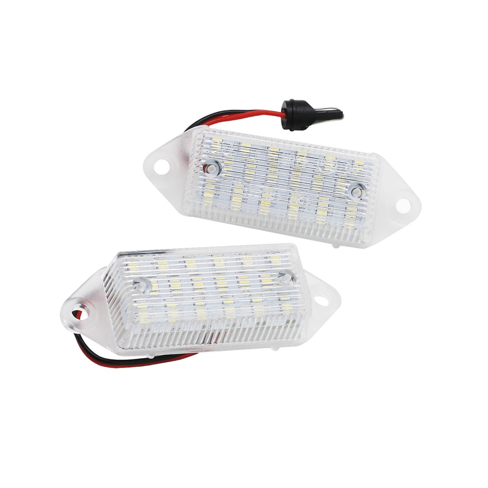 2pcs Lampu Plat Nomor Plat LED Putih Lampu Untuk Mitsubishi Lancer 2003-2017 Lancer Evolution X 2007-2016