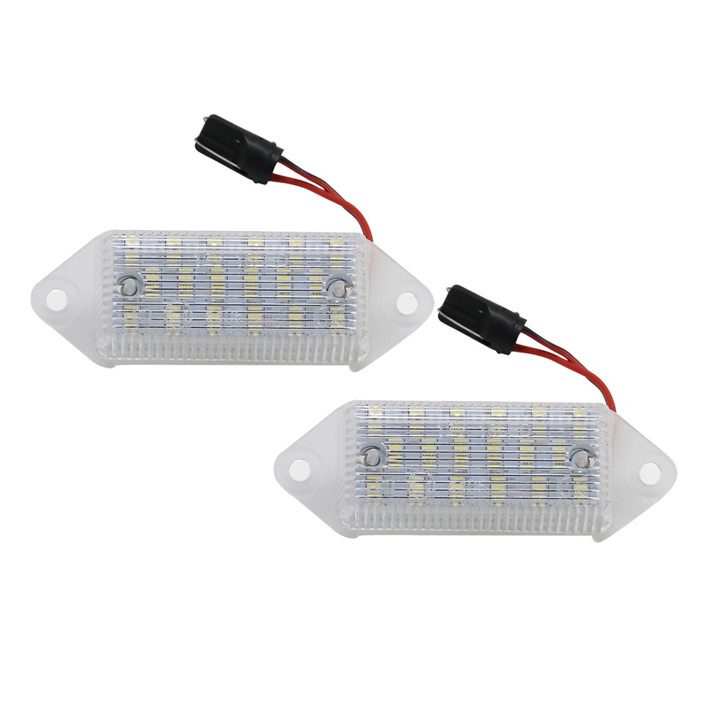 2pcs Lampu Plat Nomor Plat LED Putih Lampu Untuk Mitsubishi Lancer 2003-2017 Lancer Evolution X 2007-2016