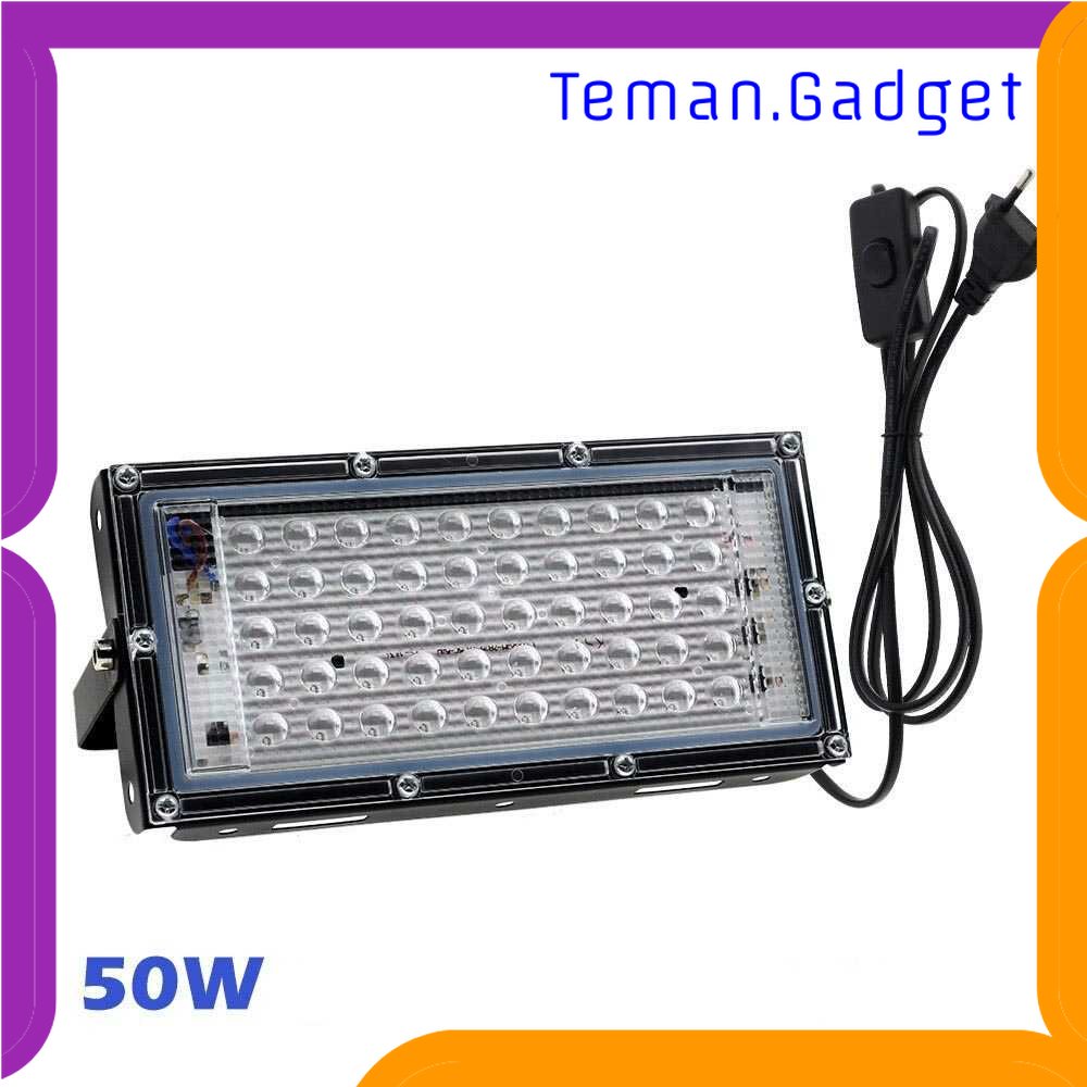 TG - LMP YCRAYS Lampu Sorot Floodlight UV LED Waterproof 90 Lumens 220V 50W - YC01