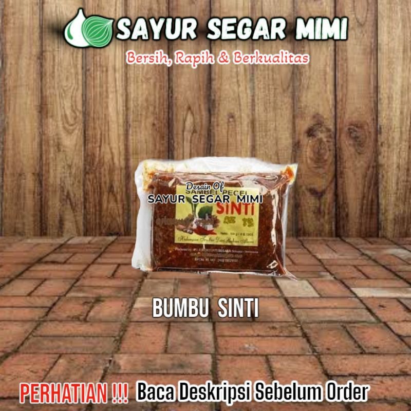 

Bumbu Pecel Sinti - Sᴀʏᴜʀ Sᴇɢᴀʀ ♏ɪᴍɪ