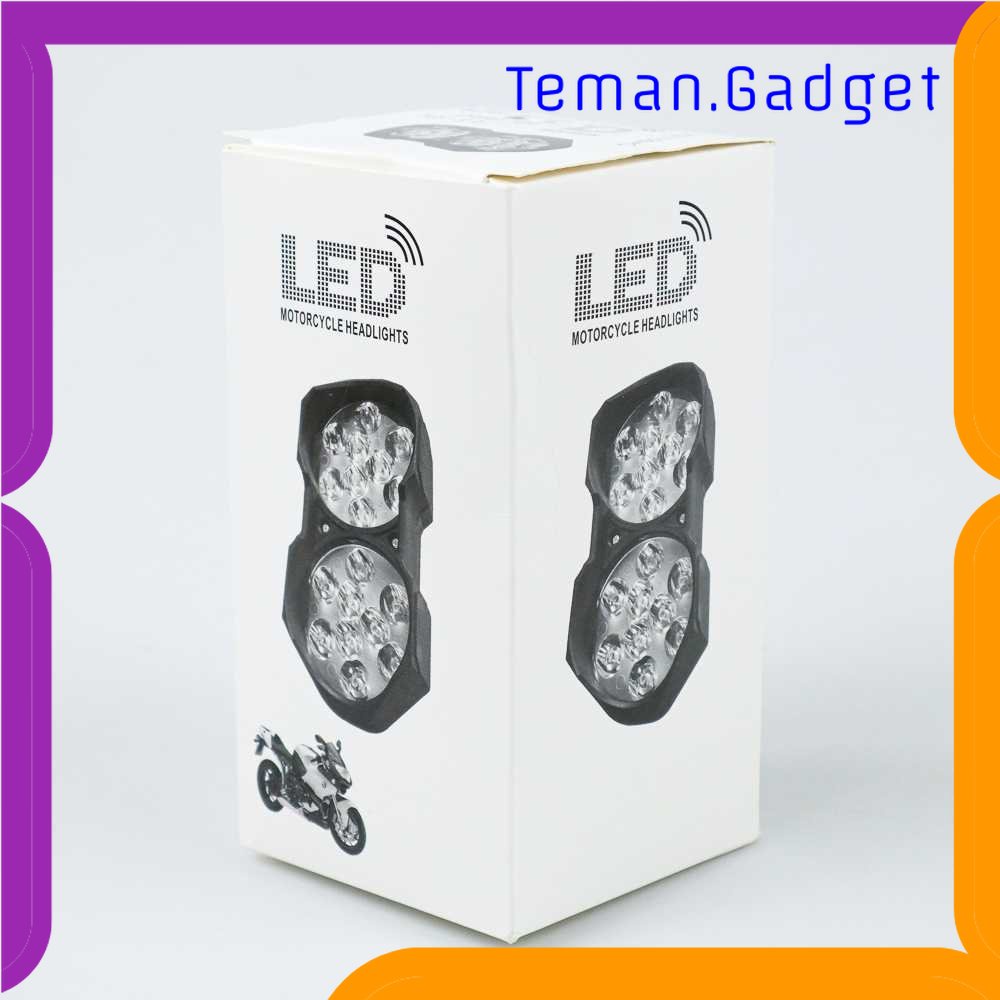 TG - OTO Lampu Tembak Motor Spotlight LED Foglamp ATV IP65 Cool White 18LED 30W - U9