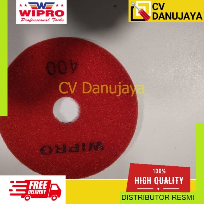 Diamond Flexible Pad Wipro DFP 400 Poles Granit