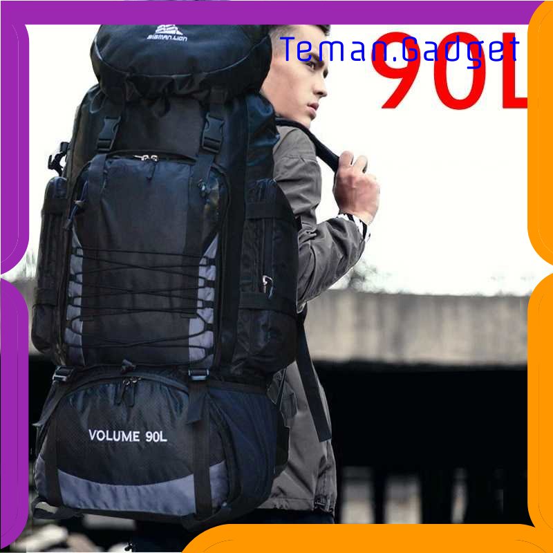 TG - OLR SIGMAN LION Tas Gunung Carrier Bag Travel Backpack Waterproof 90L - SIG3D