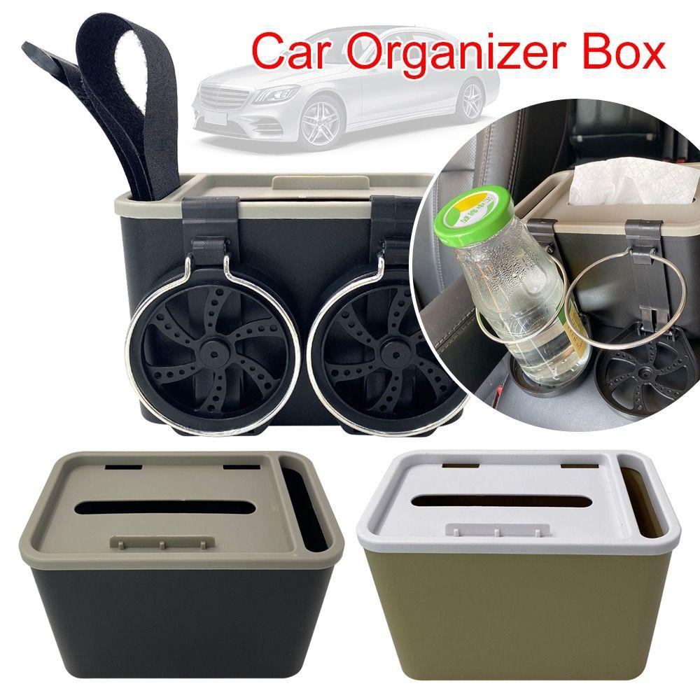 POPULAR Kotak Organizer Mobil Anti Selip Wadah Organizer Cargo Storage Auto Gap Catcher