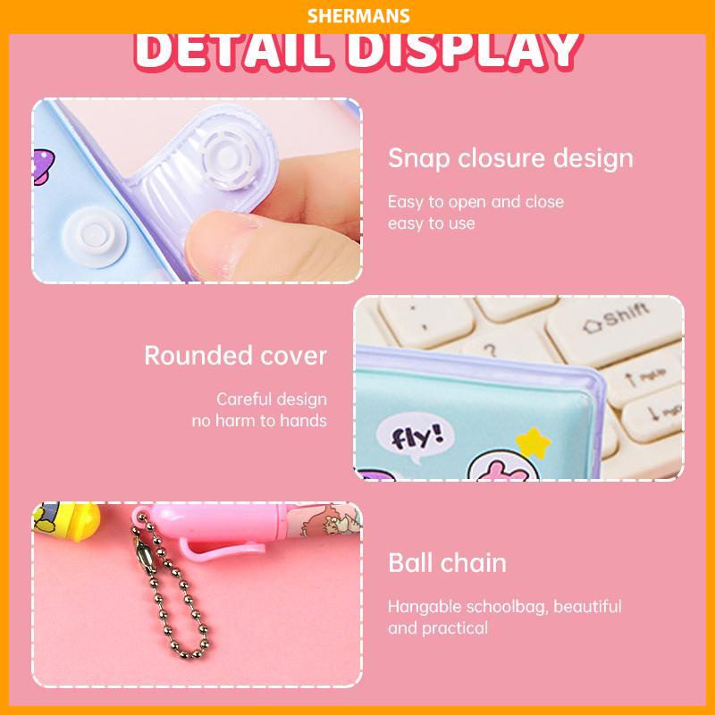 

[Ready Stock❤️]Children Cartoon Cover Cute Notebook with Ballpoint Pen Set Student Gift Prizes sherman