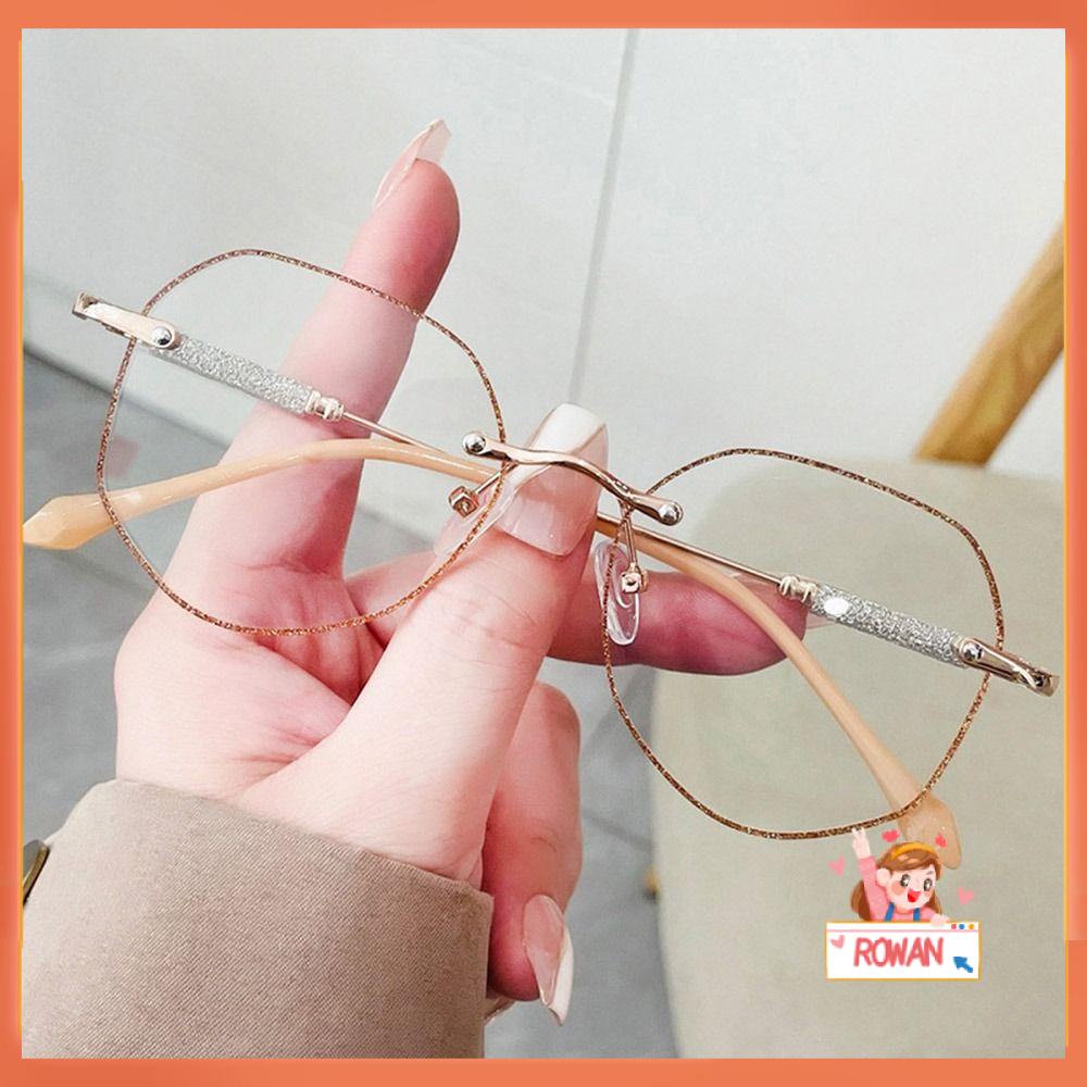 R-flower Anti-Blue Light Kacamata Pria Wanita Portable Pelindung Mata Ultra Light Frame