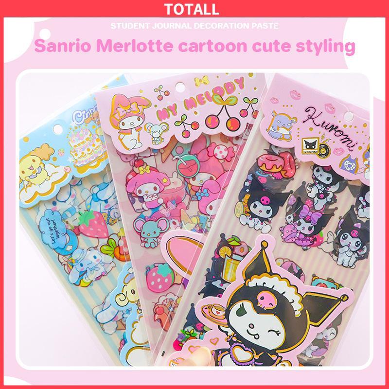 COD 4pcs Stiker Koromi Waterproof Kartun Untuk Jurnal Dekoratif Stiker-Totall